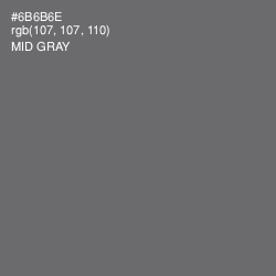 #6B6B6E - Dove Gray Color Image